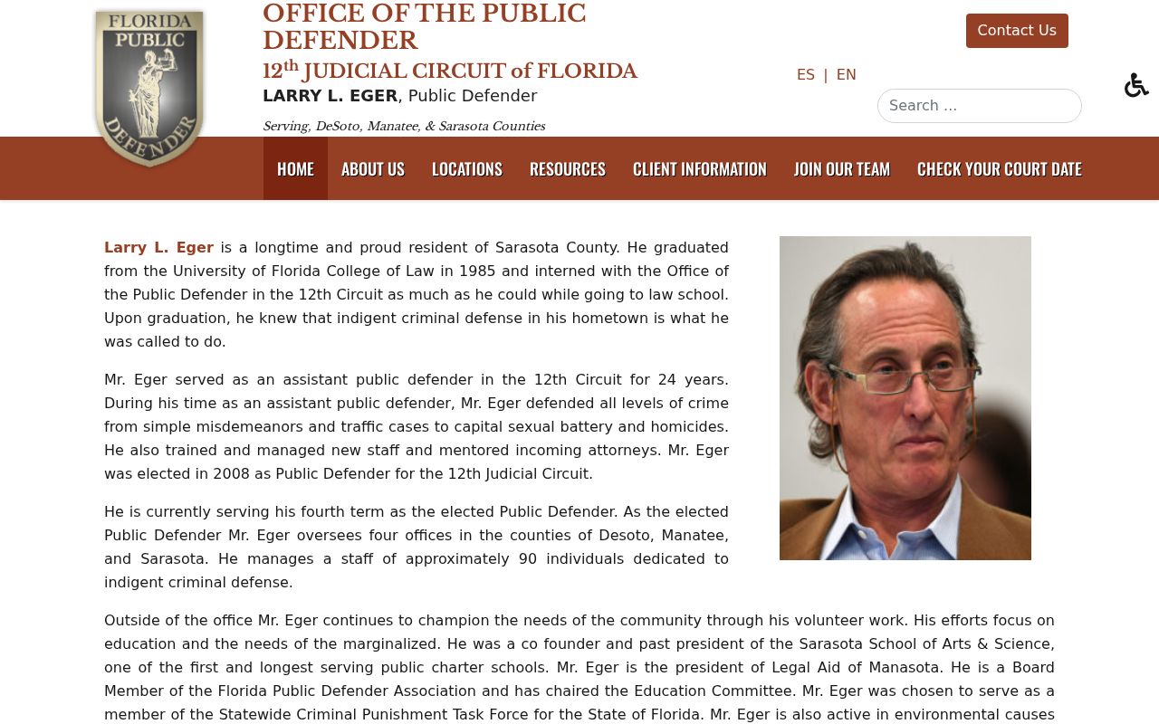 Twelfth Judicial Circuit Public Defender official website