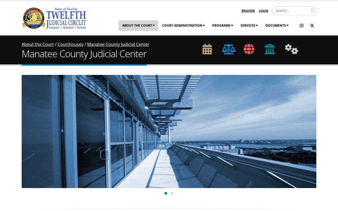 Manatee County Judicial Center courthouse information